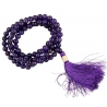 Mala Halskette Amethyst AA Qualität 108 Perlen