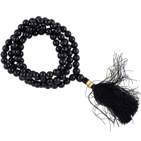 Mala Noir d'onyx AA qualité 108 perles