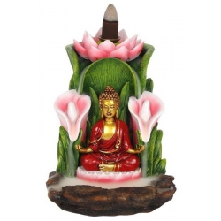 Colorful Buddha Backflow incense burner
