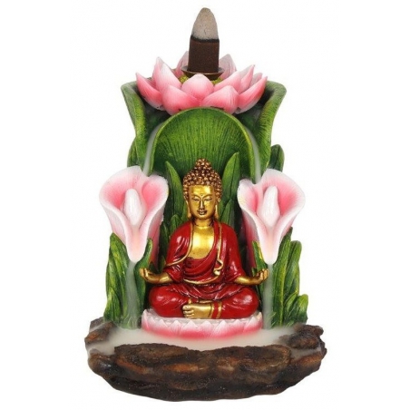 Colorful Buddha Backflow incense burner