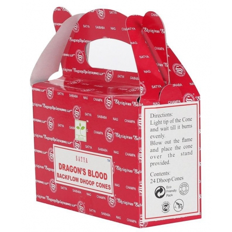 Dragon's Blood Backflow incense cone (Satya)