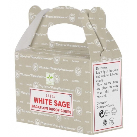White Sage Backflow kegelwierook (Satya)