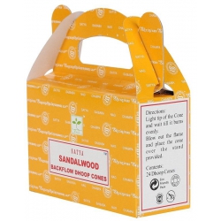Sandalholz Rückfluss Räucherkegel (Satya) 2