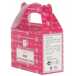 Rose Backflow incense cone (Satya) 2
