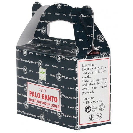 Palo Santo Rückfluss Räucherkegel (Satya)