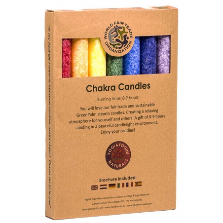 Chakra scented candles set of 7 candles