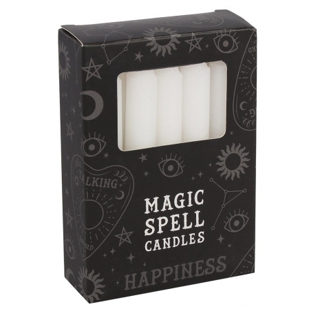 Magic Spell Candles Happiness (white)