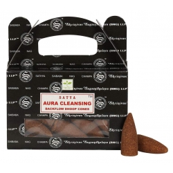Aura Cleansing Backflow incense cone (Satya)