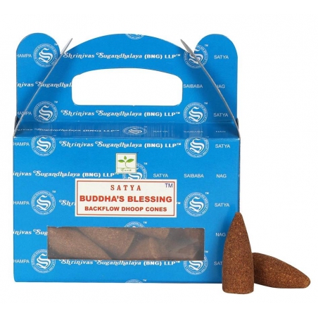 Buddha's Blessing Backflow incense cone (Satya)