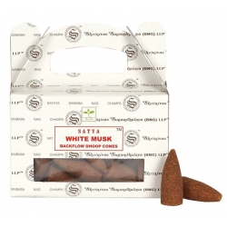 White Musk Backflow kegelwierook (Satya)