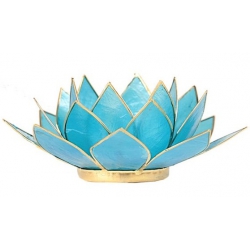 Lotus sfeerlicht - Aquamarijn blauw