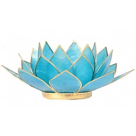 Lotus-Stimmungslicht - Aquamarinblau