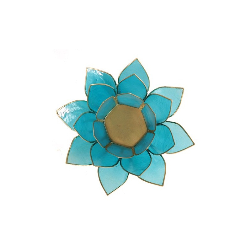 Lotus mood light - Aquamarine blue