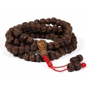 Collier Mala Rudraksha 108 perles