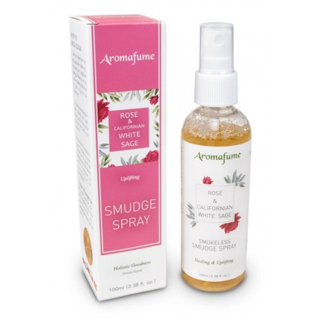 Smudge spray Sauge Blanche & Rose Aromafume