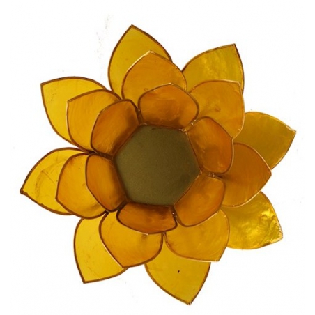 Lumière d'ambiance Lotus - Citrine jaune