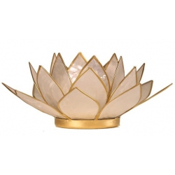 Lumière d'ambiance Lotus - Nacre