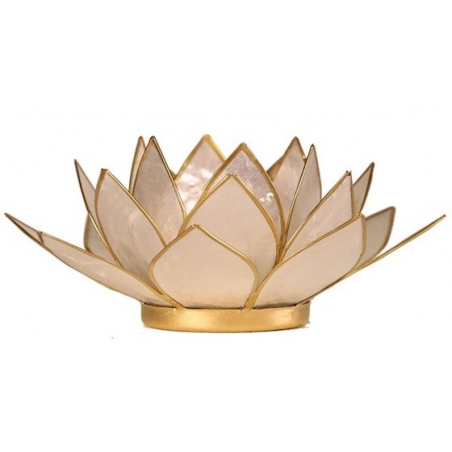 Lotus sfeerlicht - Parelmoer