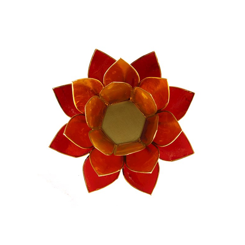 Lumière d'ambiance Lotus - 3 couleurs jaune / orange / rouge