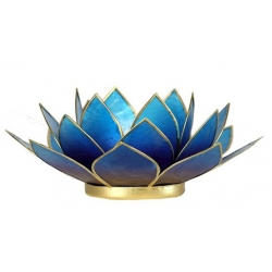 Lotus sfeerlicht - 2-kleurig violet/blauw