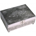 Boîte de tarot Lotus (couleur argent)