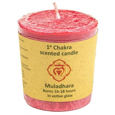 Duftkerze 1. Chakra Muladhara (kraft und Vitalität)