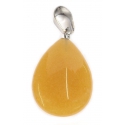 Yellow Jade druppel hanger