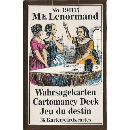 MILE LENORMAND #1941 DIVINATION CARDS 3 LANGUAGES #121