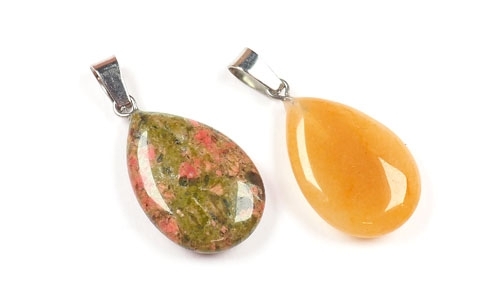 Drop shape pendants